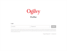 Tablet Screenshot of profiler.ogilvy.com