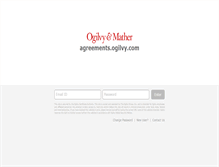 Tablet Screenshot of agreements.ogilvy.com