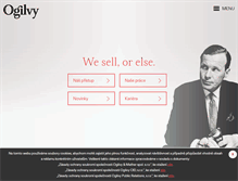 Tablet Screenshot of ogilvy.cz
